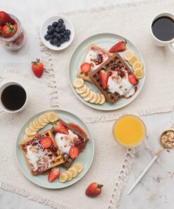 COMBO CHIPS PARTY: 5 WAFFLES DE NARANJA HOLANDESA + 5 WAFFLES DE CHOCOCHIPS + 5 WAFFLES DE BROWNIE + 5 WAFFLES ARANDANOS